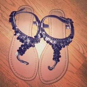 Stylish coined Rampage sandals