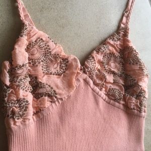 Bebe ribbed salmon tank