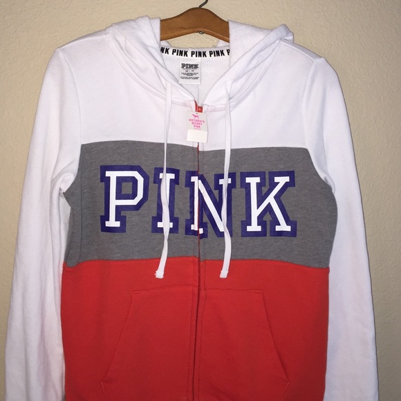 40 off PINK Victoria's Secret Tops PINK Perfect FullZip Sweatshirt