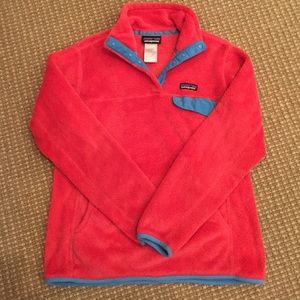 Women's pink Patagonia sweatshirt