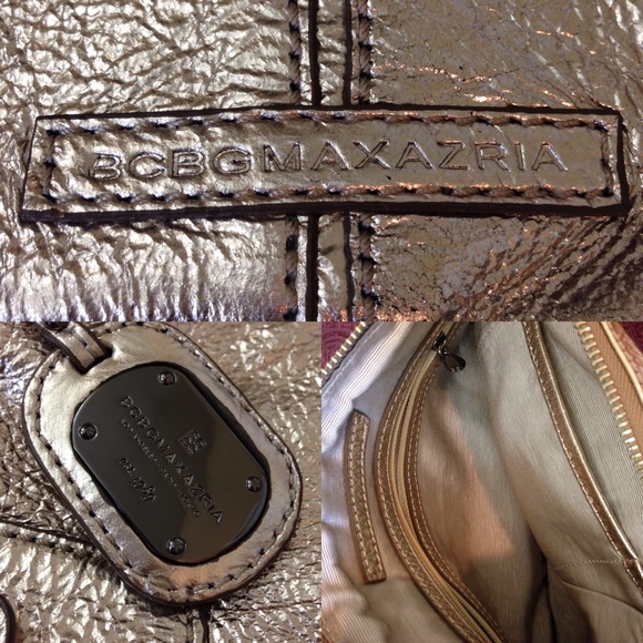 BCBGMAXAZRIA Gold Genuine Leather Purse - Picture 2 of 4