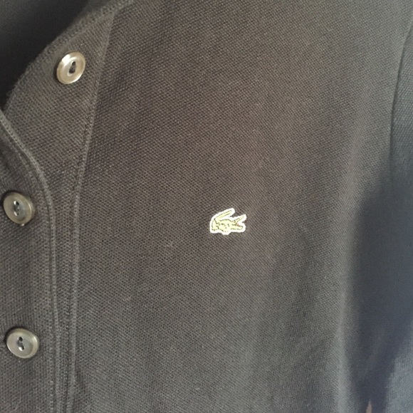 Lacoste Tops - Lacoste Slim Fit Black Long Sleeve Polo Shirt S Lacoste Tops - Lacoste Slim Fit Black Long Sleeve Polo Shirt S