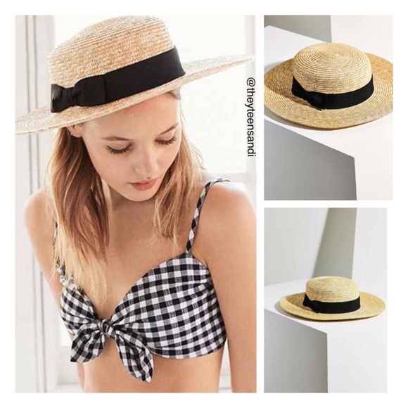 Urban Outfitters Accessories - Ace of Something of Australia Hamilton Boater Hat