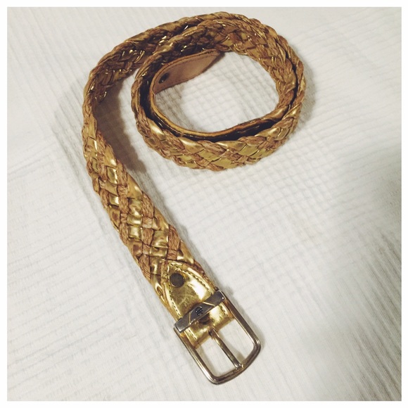 Gold/ rope fabric belt - Picture 2 of 2
