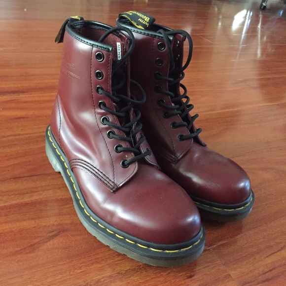 Burgundy Cherry Red Doc Marten