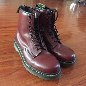 Burgundy Cherry Red Doc Marten