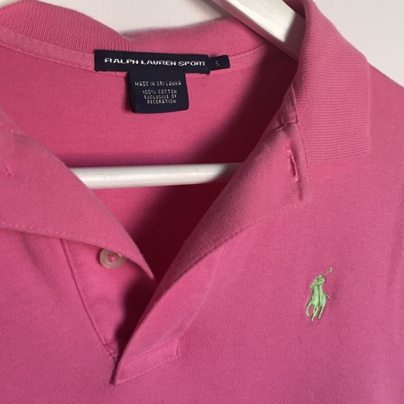 Ralph Lauren Tops - Ralph Lauren Pink Sport Fit Polo Shirt sz S Ralph Lauren Tops - Ralph Lauren Pink Sport Fit Polo Shirt sz S