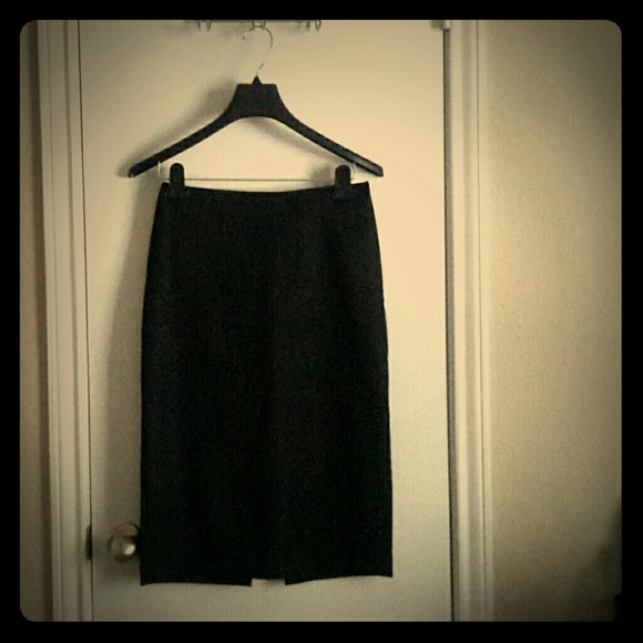 J Crew Charcoal Pencil Skirt