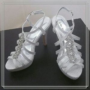 NEW! Silver Heeled Shoes