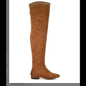 Over the knee chestnut brown boots. NWT