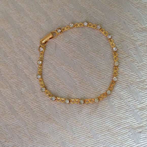 Gold and diamond bracelet
