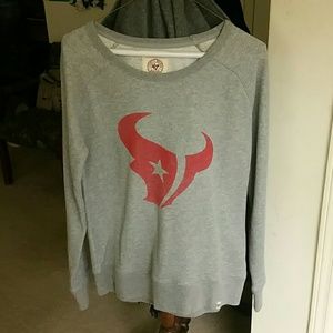Womens texans sweatshirt size small