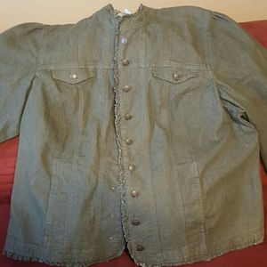 Army Green Jean jacket