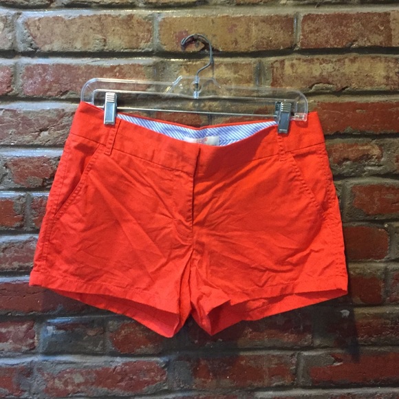 Jcrew bright orange/red chinos