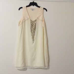 Cream Trapeze Dress