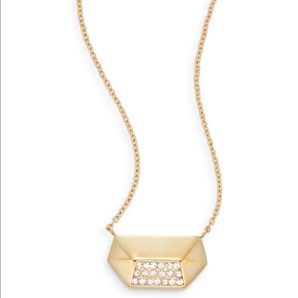 Rebecca Minkoff Jewelry - New Rebecca Minkoff 12K Pendant Necklace!!