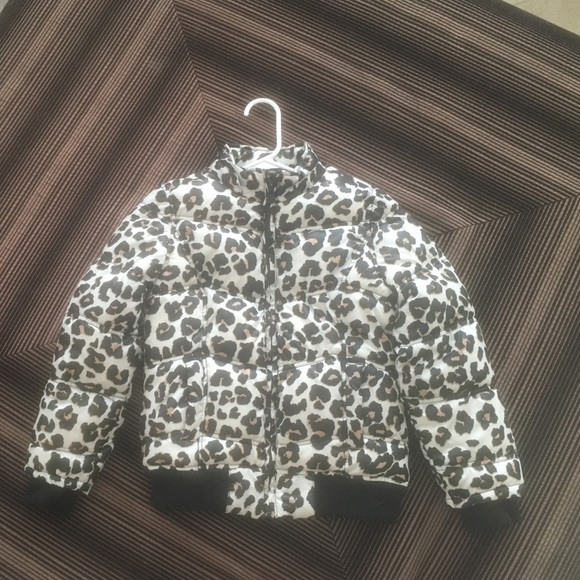 Justice Other - JUSTICE cheetah puffer jacket size 8