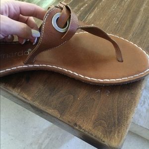 Bernardo leather sandals