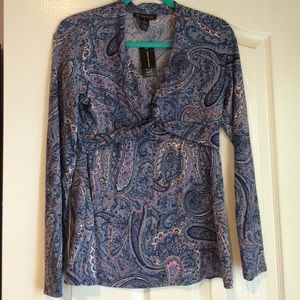 BNWT INC. Sparkly Twist Top