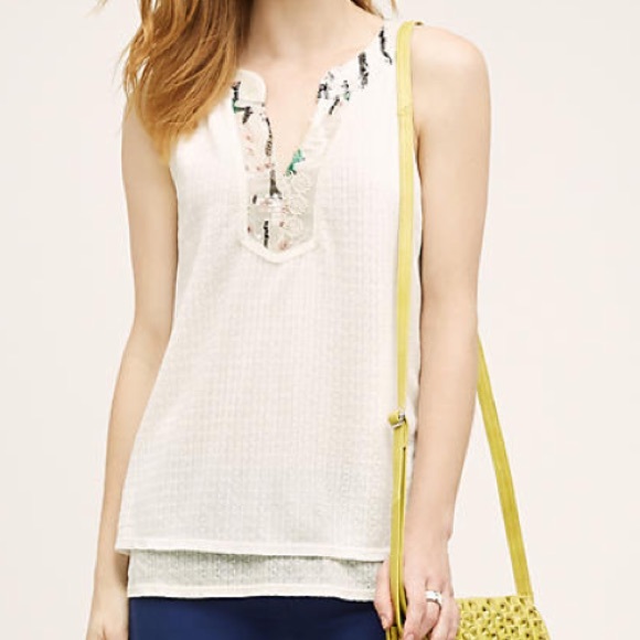 Anthropologie cassia tank by tiny