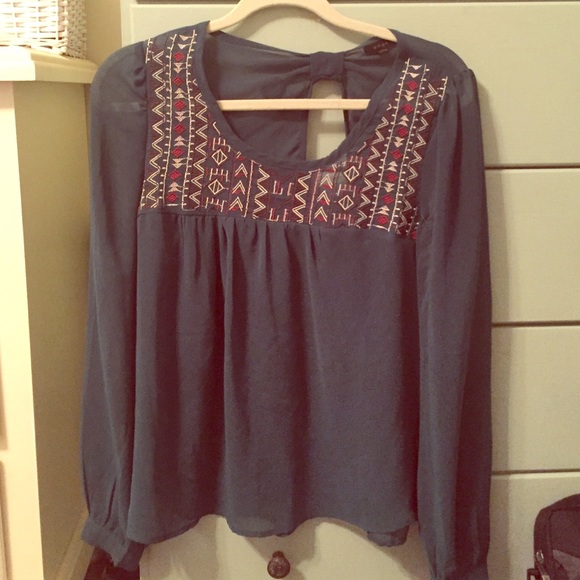 Green tribal blouse!