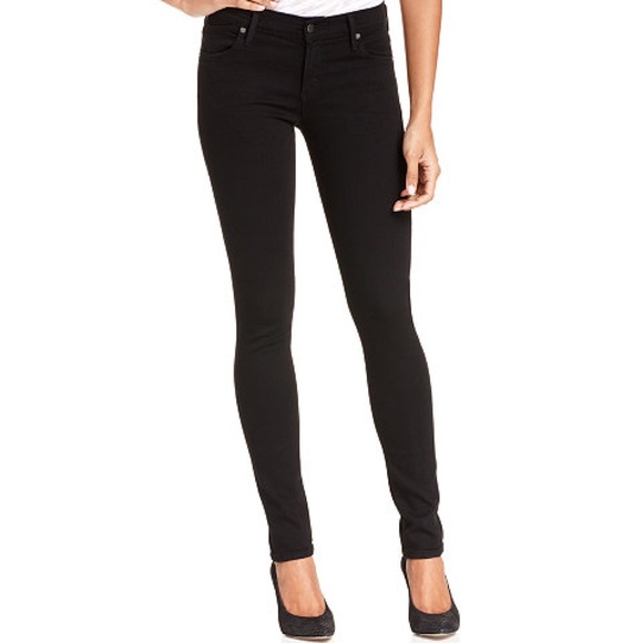 Black citizens of humanity Avedon skinny jeans!