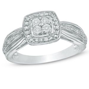 🚨SALE🎉 NEW Quad Diamond Accent Ring