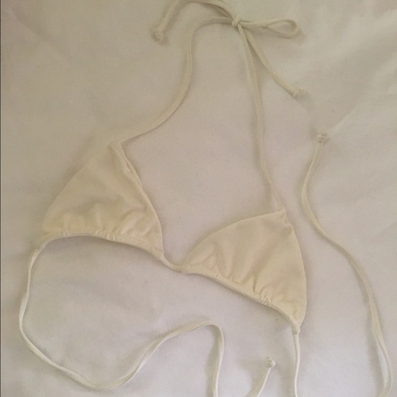 Authentic BNWOT Mikoh Mundaka Triangle Top XS Bone
