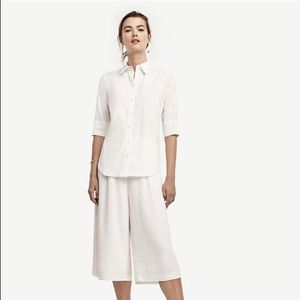 Ann Taylor Petite Short Sleeve Shirt