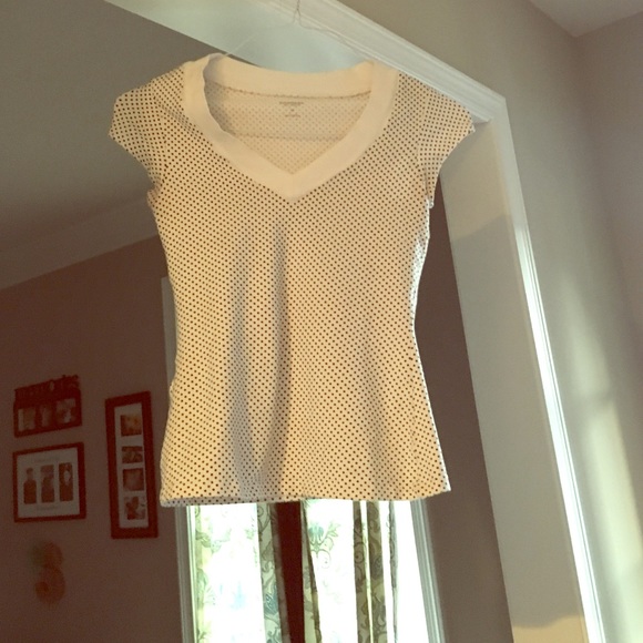 Black and white polka dot shirt