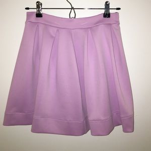 nasty gal bubble skater skirt in lilac purple