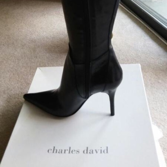 Charles David Capture Knee-High Stiletto Boot - Picture 4 of 4