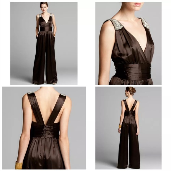 $1625 New W/ Tags Badgley Mischka Jumpsuit Dress