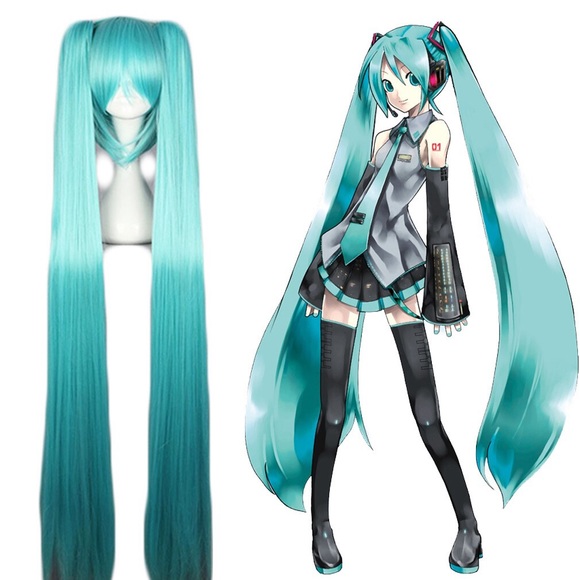 Long wig Miku cosplay wig