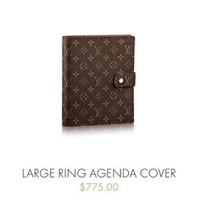 Authentic Louis Vuitton Large Agenda