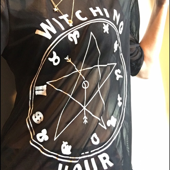 Witching Hour Mesh Tee - Picture 2 of 3