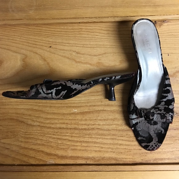 Gucci kitten heel mule/sandal - Picture 3 of 4