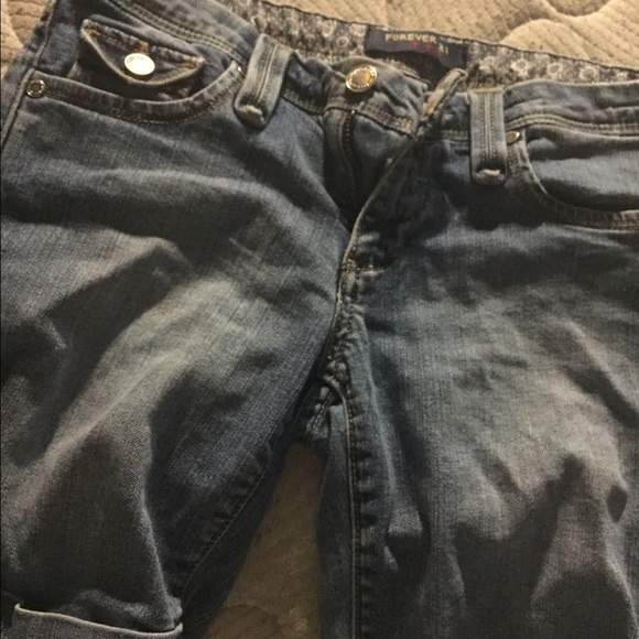Capri blue jeans