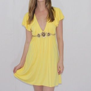 Yellow sky dress