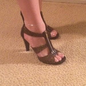 Michael Kors Brown Cheetah Heels
