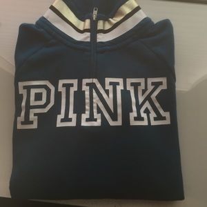 Pink half zip