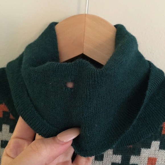 1970's vintage Woodstock wool turtleneck That 70’s - Picture 6 of 7