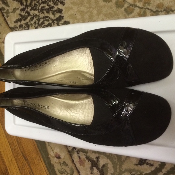 Taryn rose black slip on shoe