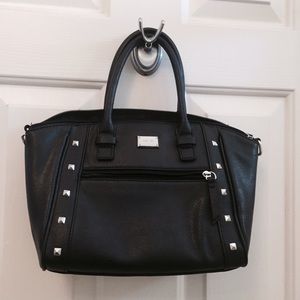 Black studded bag