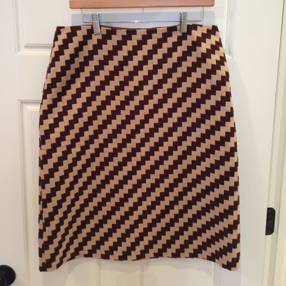 JCREW SZ 10 wool knee length skirt