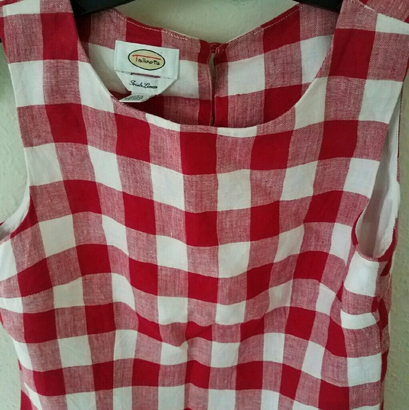 Talbots lined sleeveless top