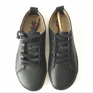 Vivobarefoot Black Leather Sneakers