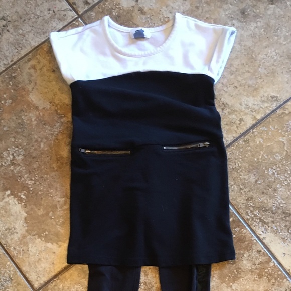 Toddler girls color block shift dress, 4