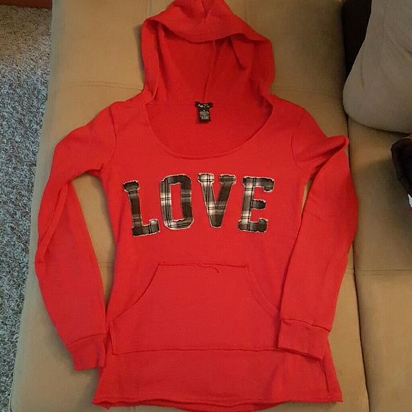 Red hoodie