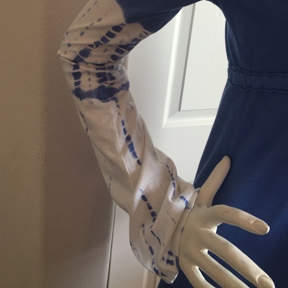 Eco-centric Empire Waist Hooded Dress. - Picture 3 of 3